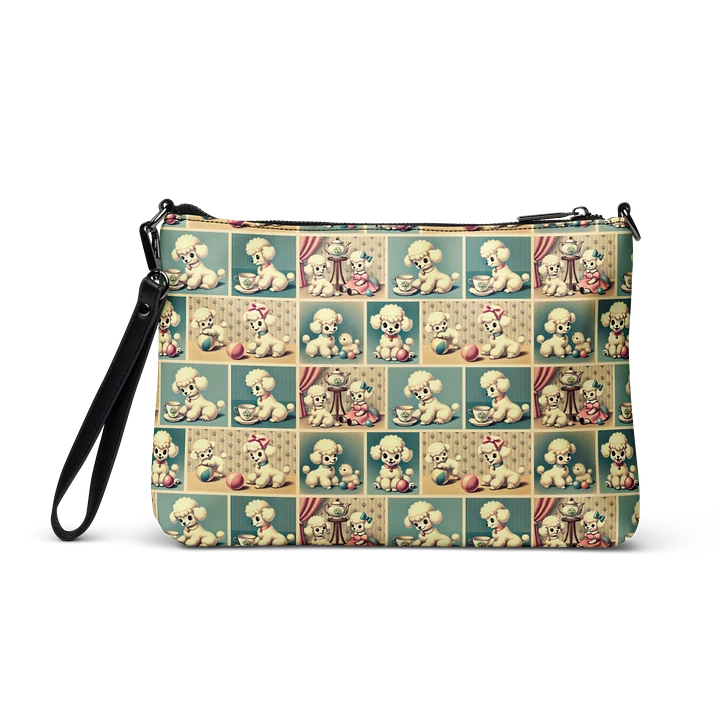 Retro Poodle Puppy Crossbody Bag - Vintage-style Purse product image (2)