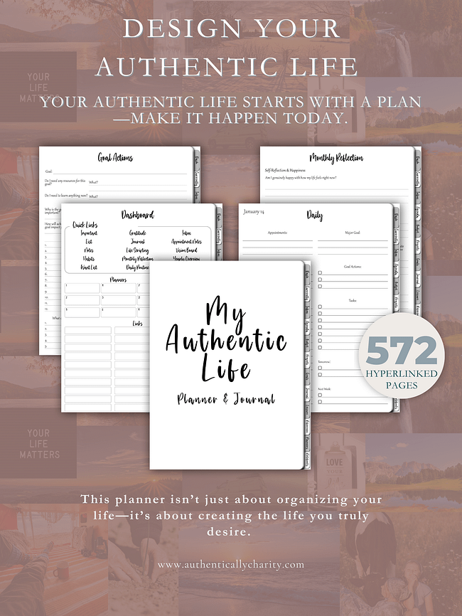 Authentic Life Planner & Journal Collection