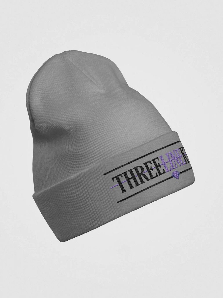"Three Line King" Embroidered Beanie product image (7)