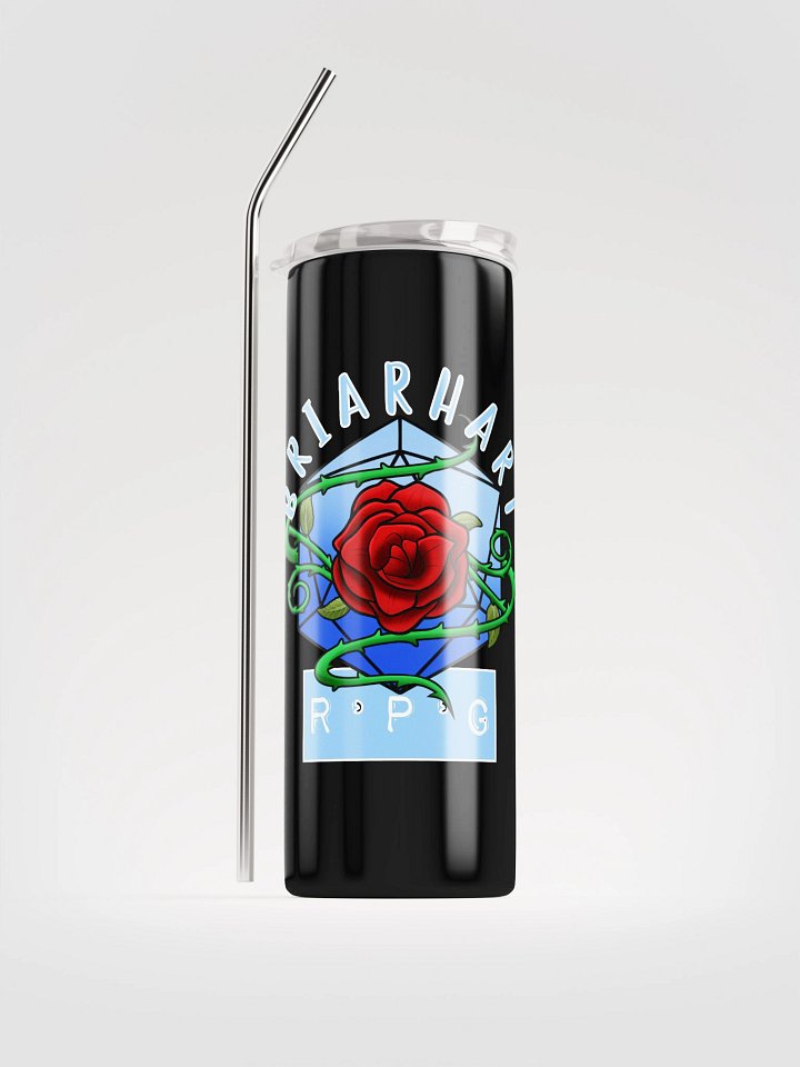 BriarHart RPG Stainless Steel Tumbler w/Straw product image (1)