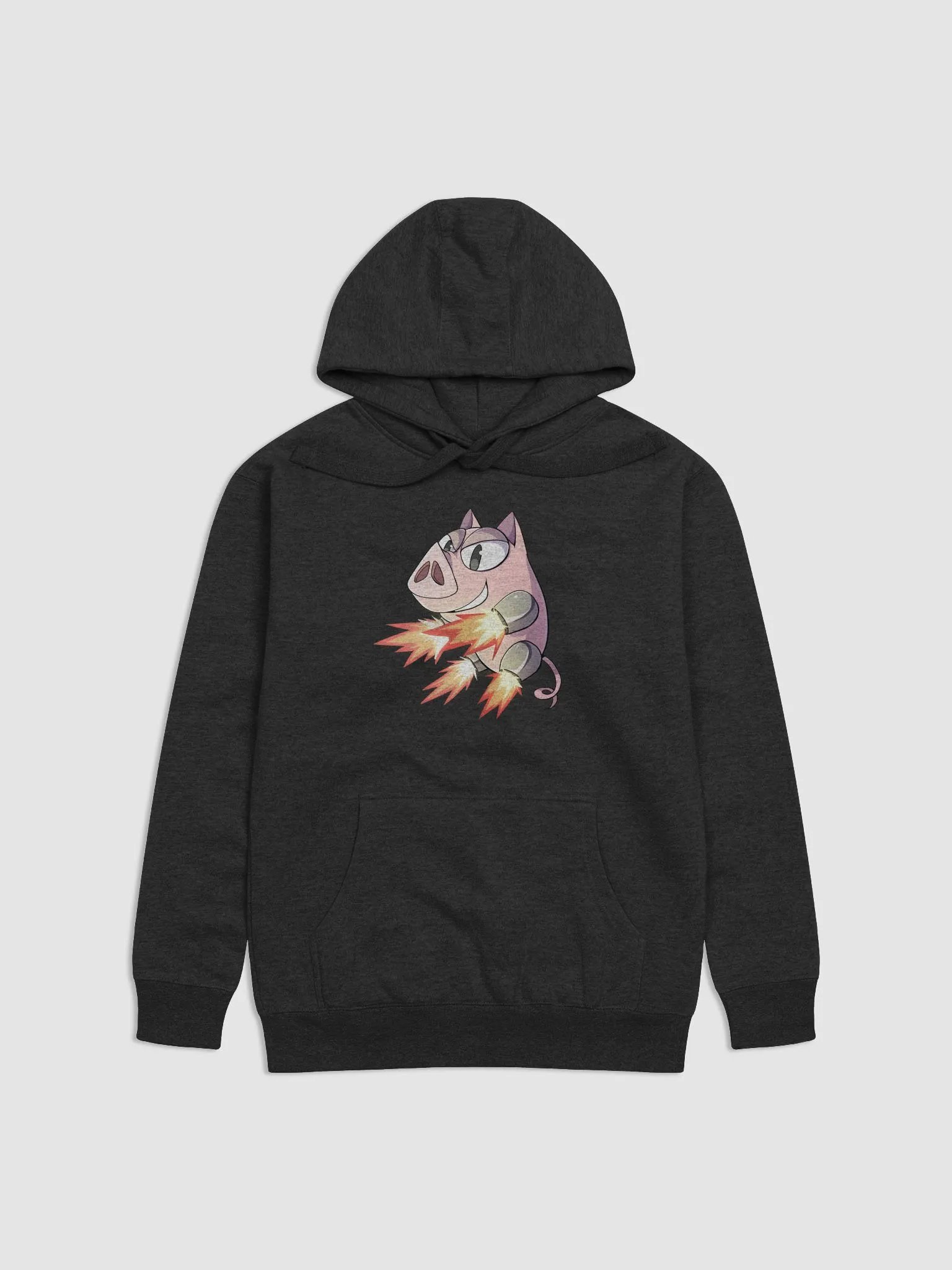 Rocket Pig Unisex Pullover Hoodie product image (4)