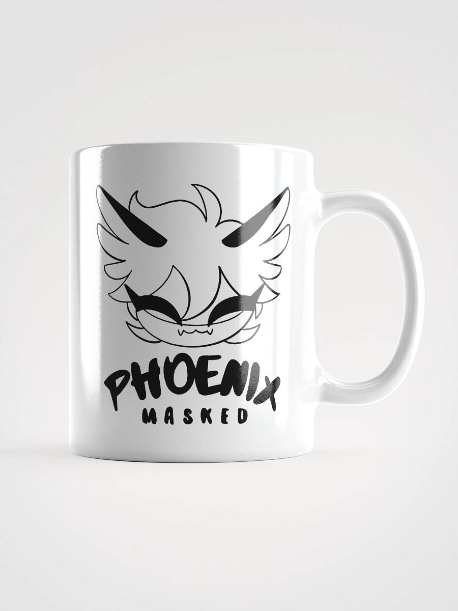 Phoenix Masked White Mug product image (1)