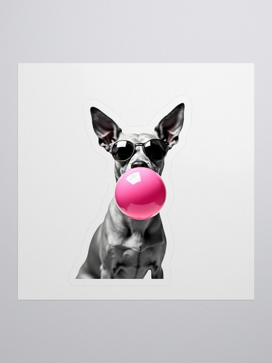 Bubblegum Potcake Sticker product image (1)