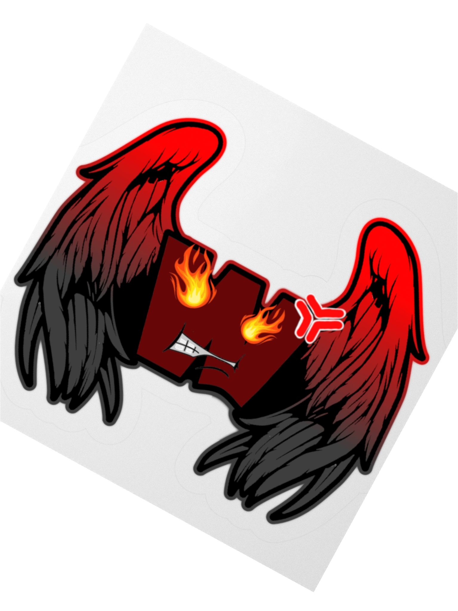 Fiery Wings Kiss Cut Stickers product image (3)