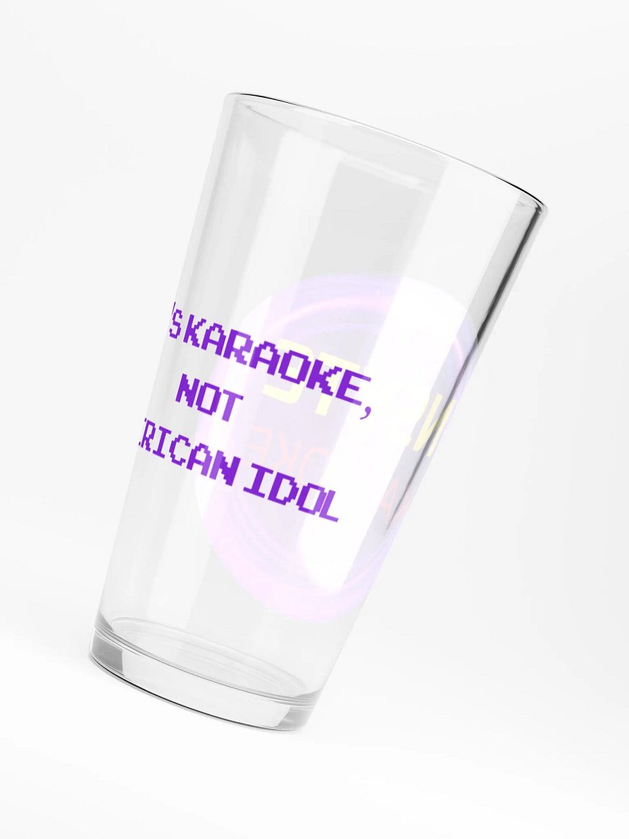Nsyte karaoke pint glass product image (6)