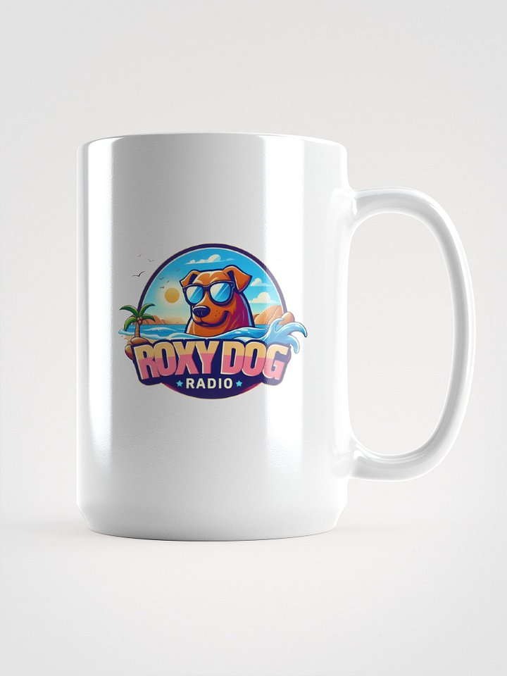 Roxy Dog Radio Cool Dog on The Beach Mug product image (1)