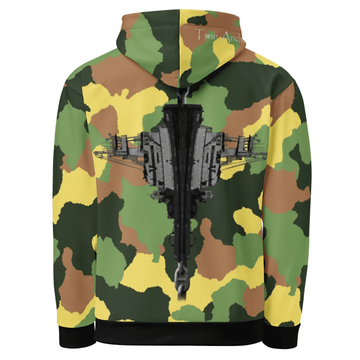 Camouflage & Green Hudson VB-Chain Hoodie product image (1)
