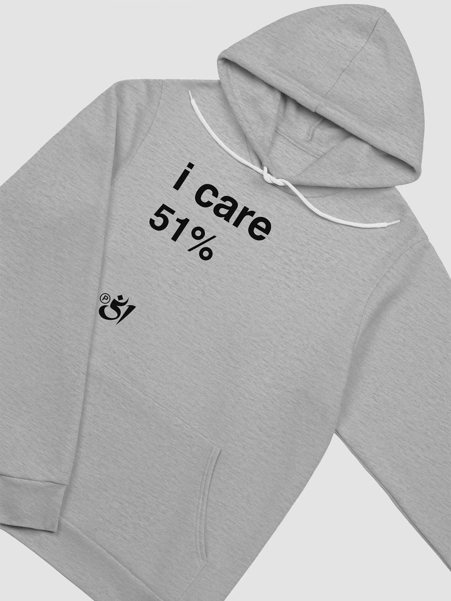 I care 51% hoodie product image (3)