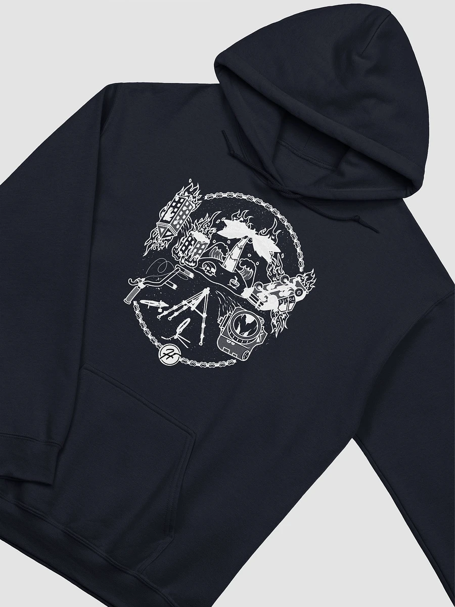 Destroy Hoodie Navy Blue product image (3)