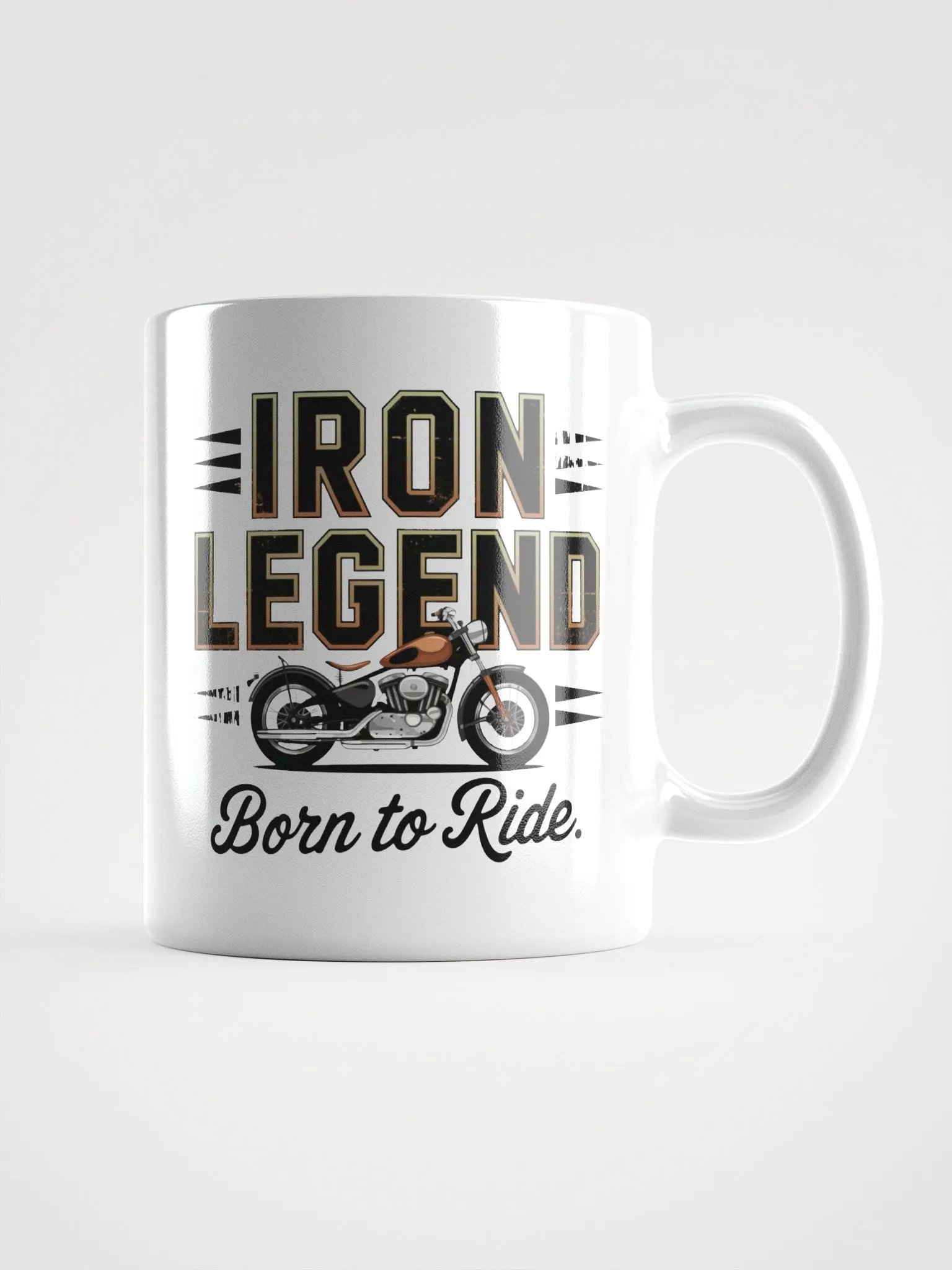 Iron Legend Born to Ride Coffee Mug, 11oz 15oz 20oz sizes product image (1)