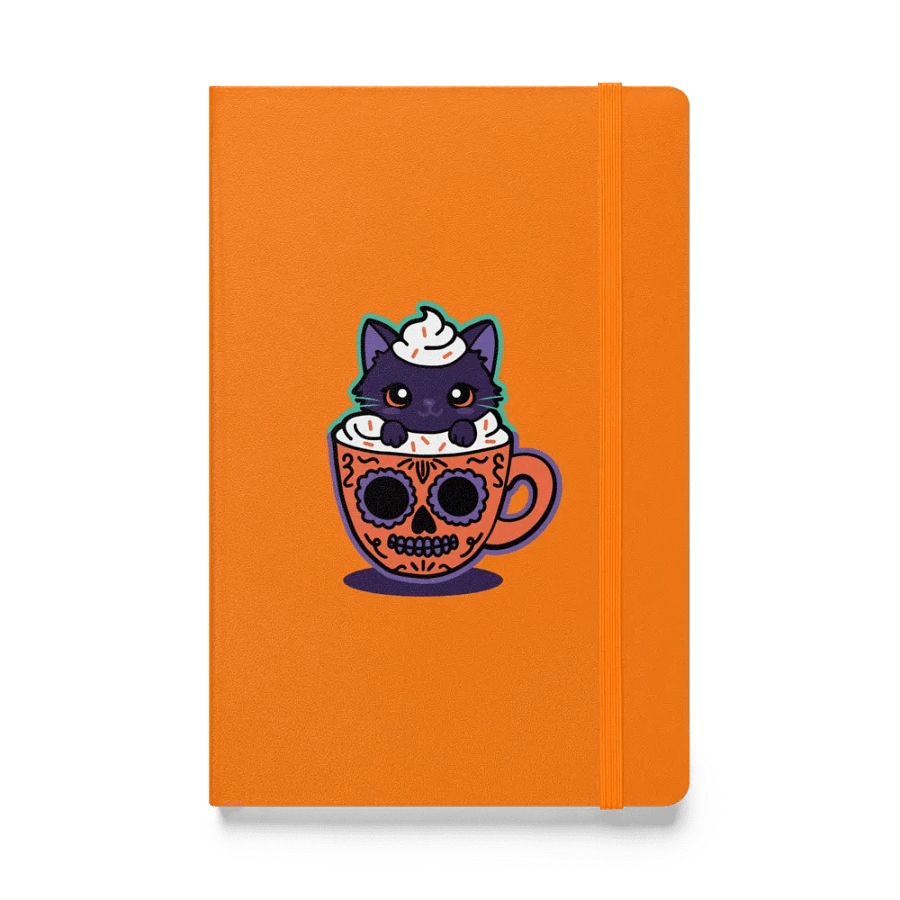 Sugar Skull Kitten Mug Hardcover Bound Lined Notebook product image (1)