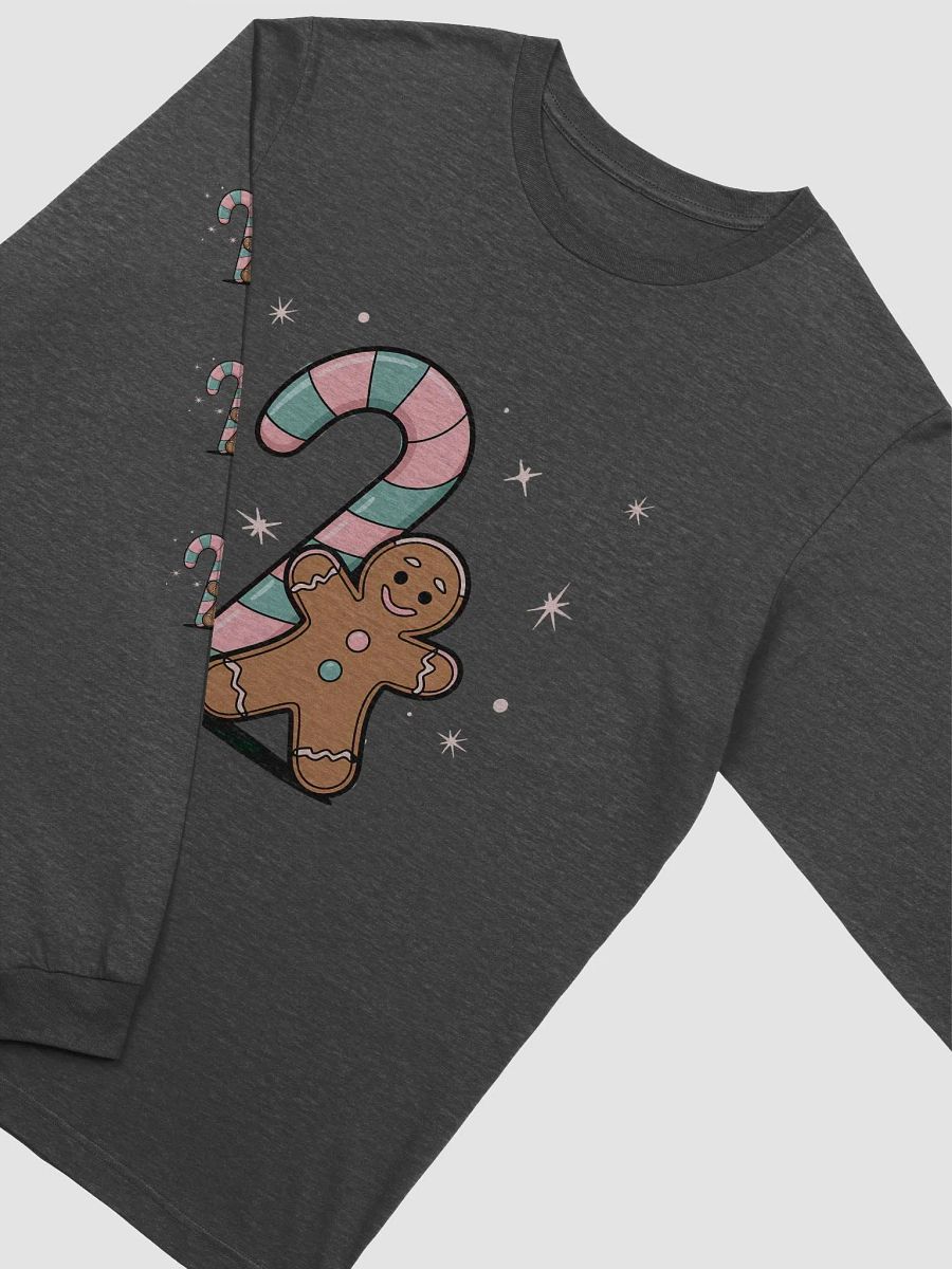 Festive Candy Cane and Gingerbread Man Long Sleeve Tee product image (18)