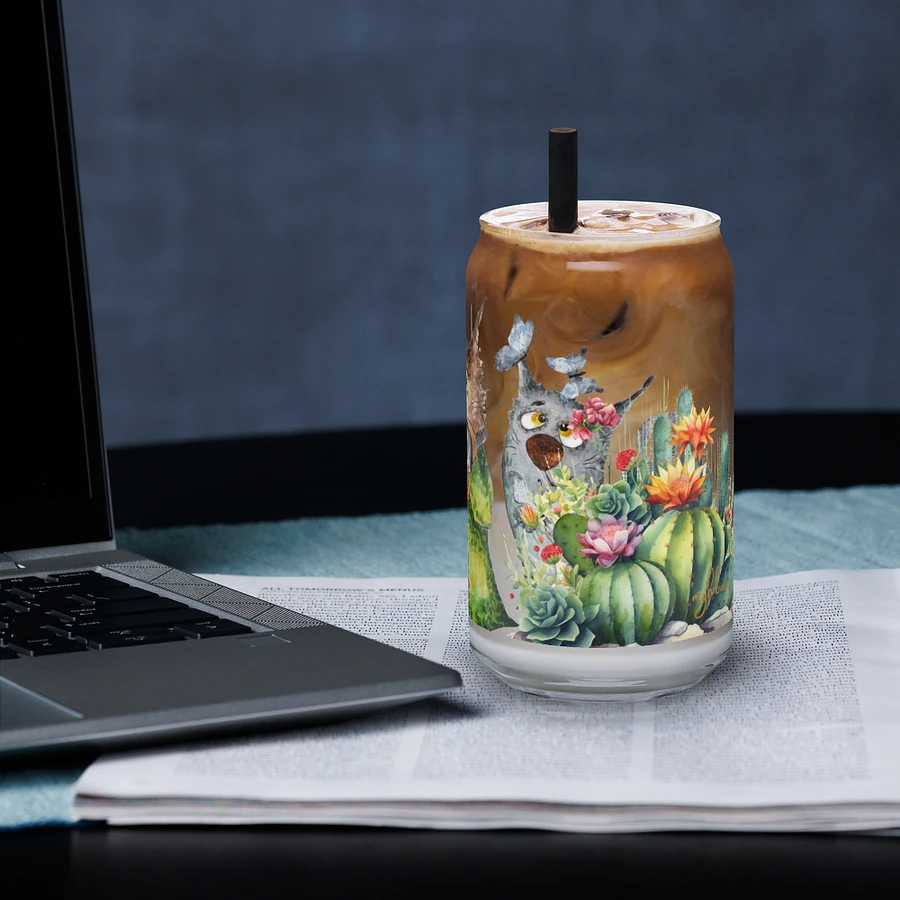 Desert Bloom: A Tale of Resilience Glass Can (16 oz) product image (21)
