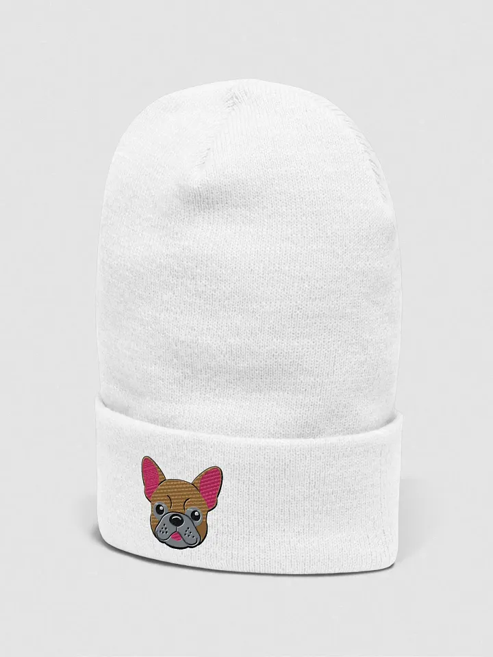 French Bulldog Embroidered Cuffed Beanie product image (2)