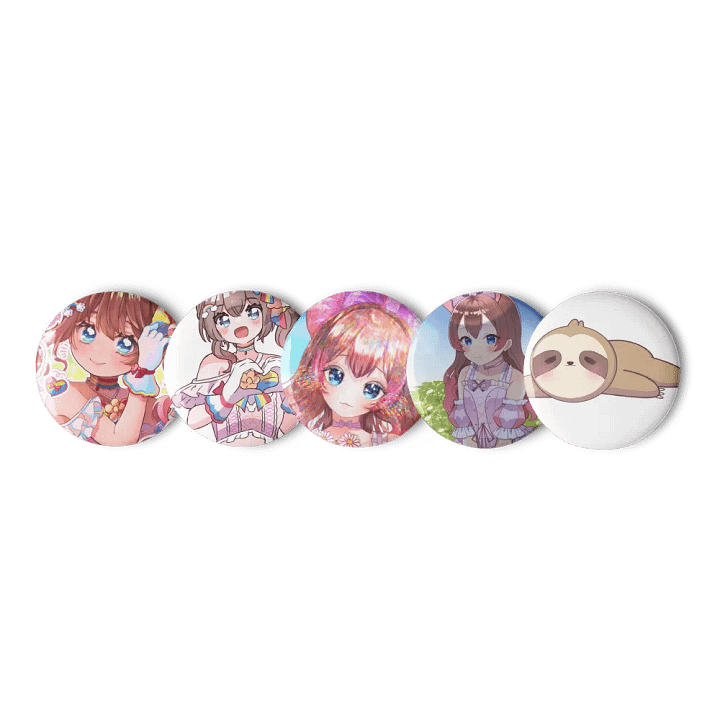 Sloth Pin Set (2nd Birthday Ver.) product image (3)