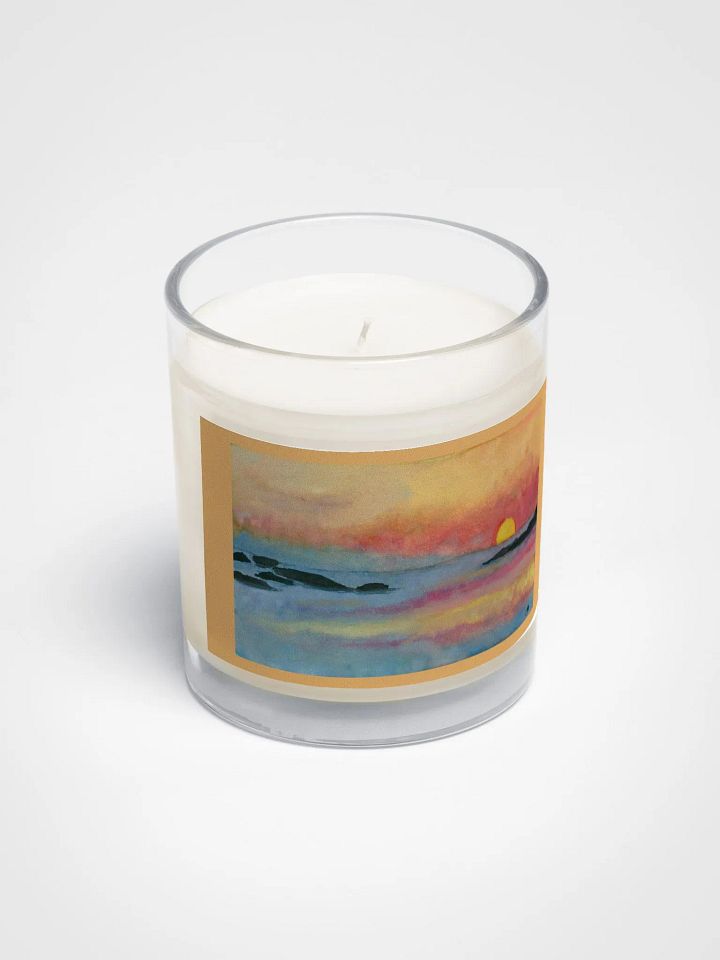 Sunset Watercolor Soy Candle product image (2)
