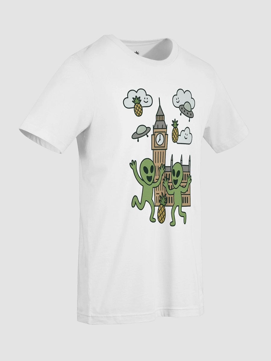 Martians Take London! Roswell Aliens at Big Ben Unisex T-Shirt product image (9)