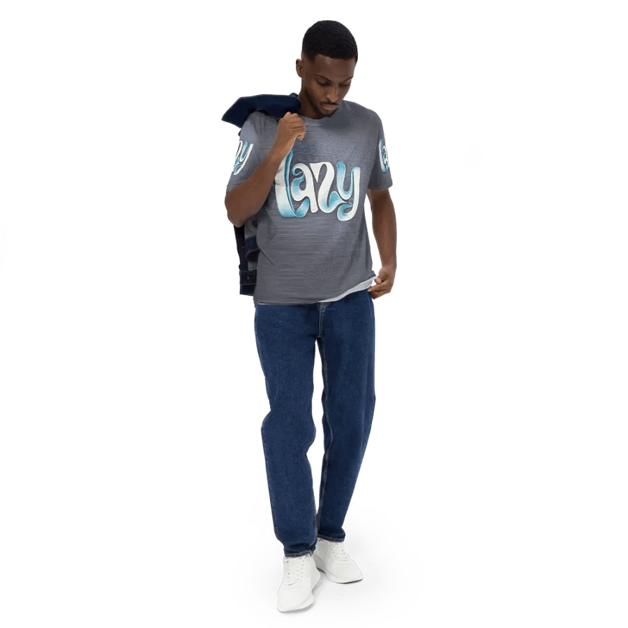 Lazy Typography T shirt product image (5)