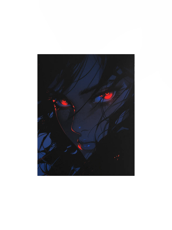 Crimson Gaze Matte Poster product image (4)