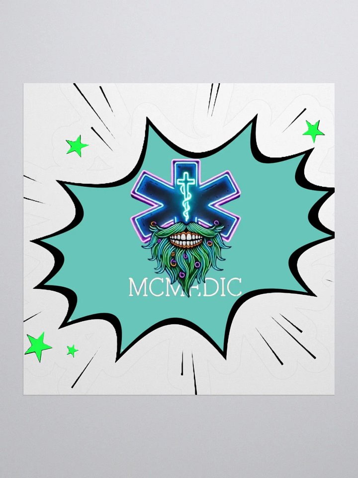 💥 McMedic Comic-Style Sticker 🚑🎮 product image (1)