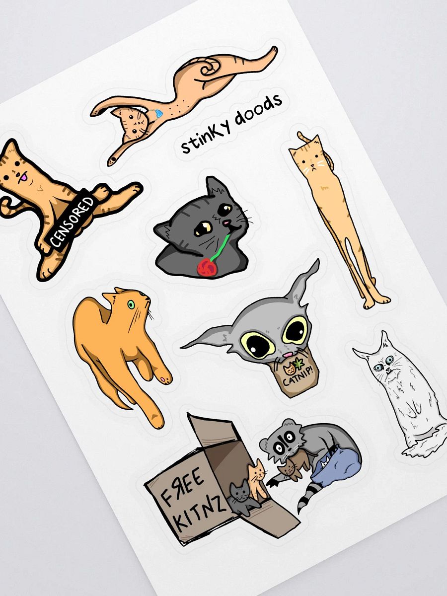 STINKY STICKER SHEET product image (1)