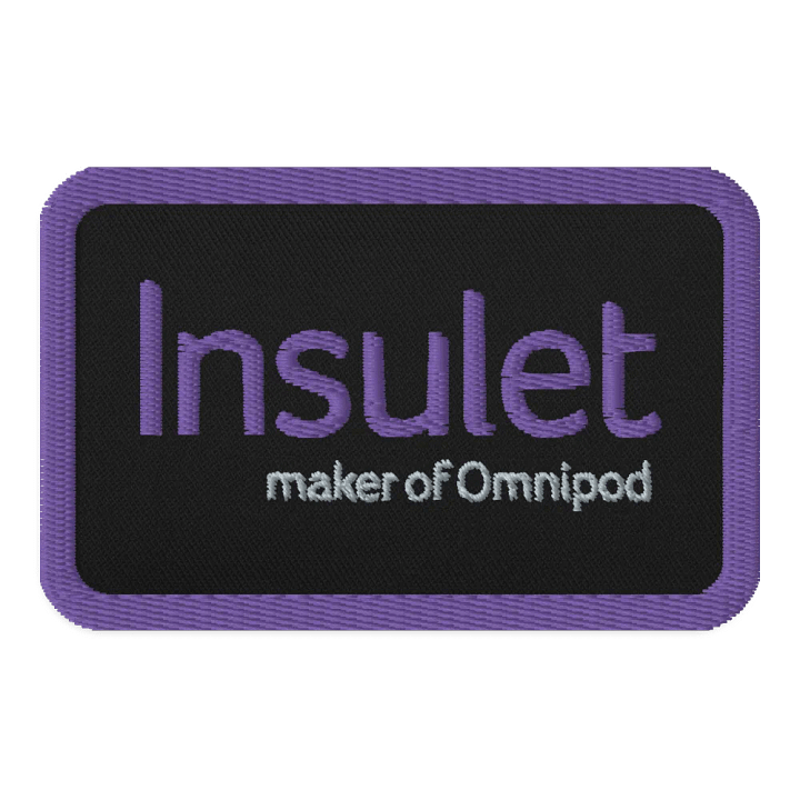 Insulet Embroidered Patch product image (1)