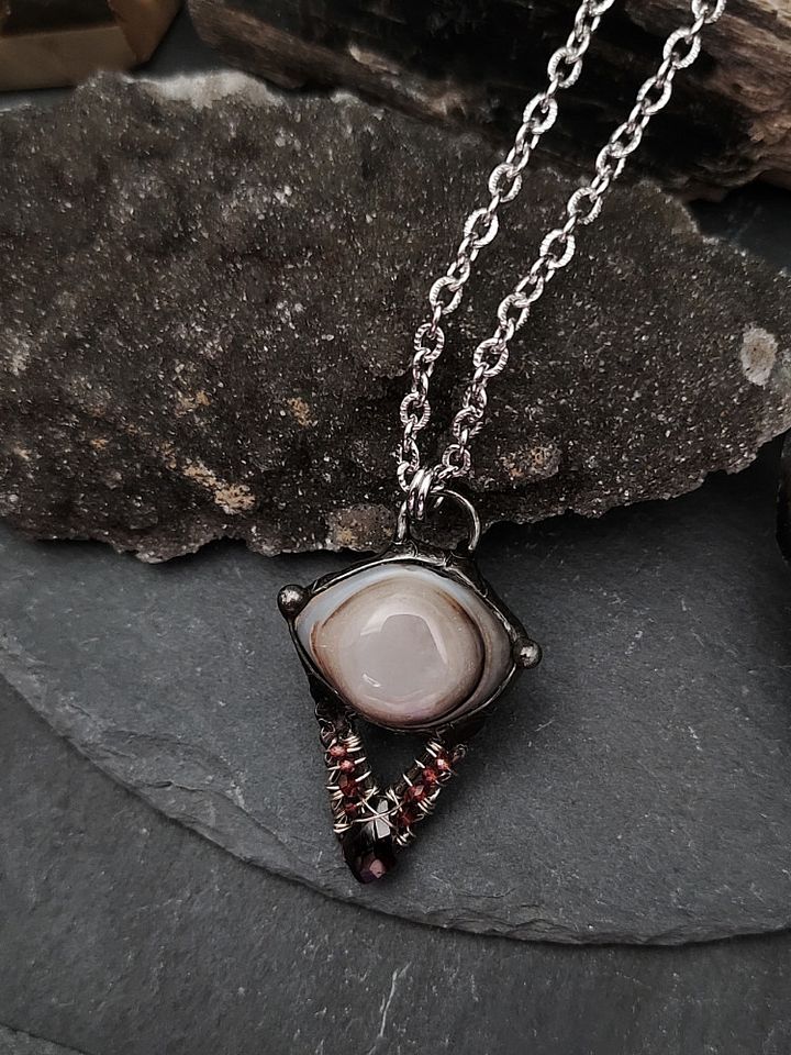 Eye Agate Oracles - Creamcicle Seer product image (2)