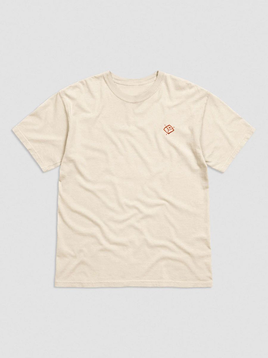 Stone and Orange Embroidered Tee product image (1)