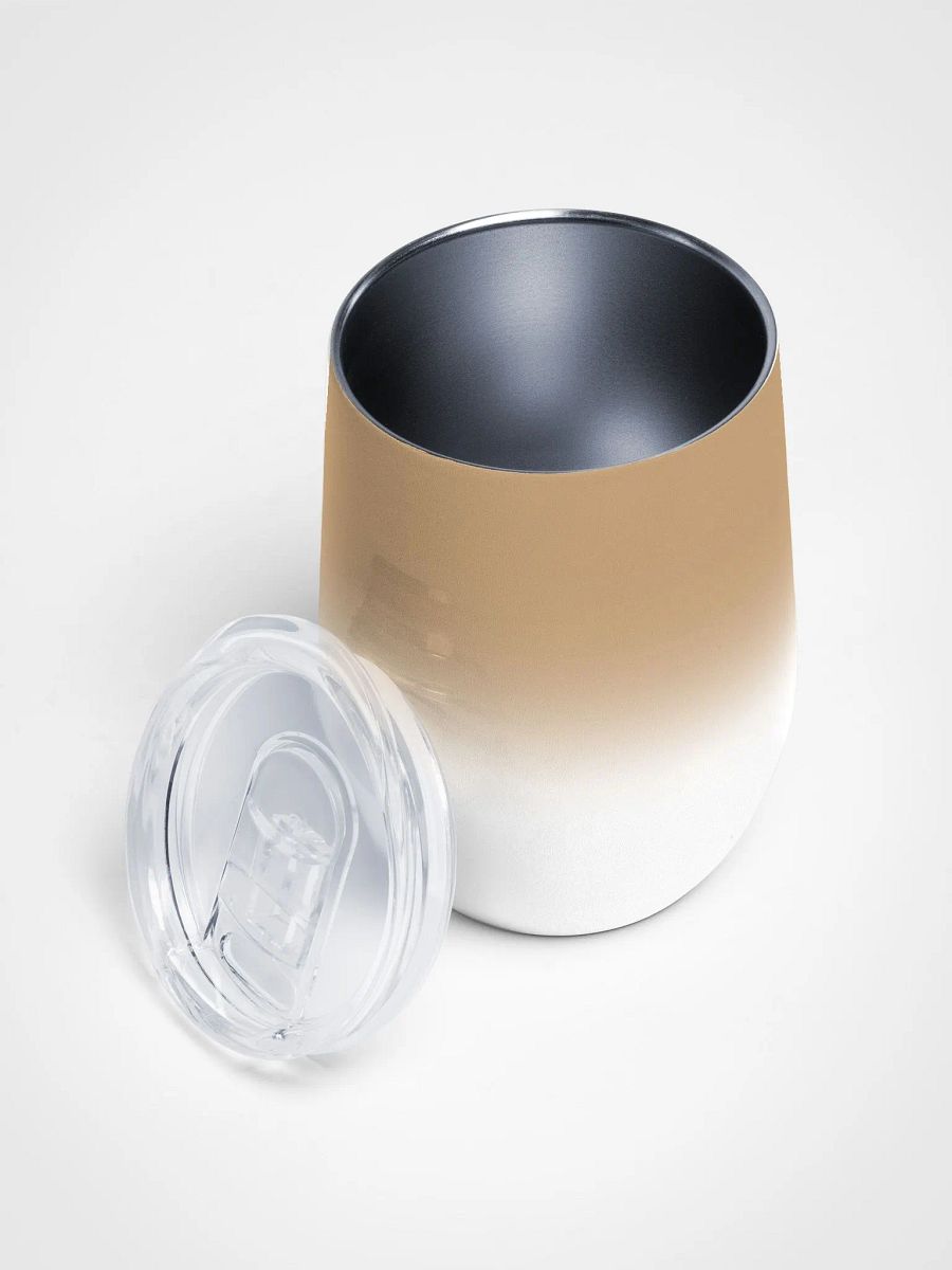 Wine tumbler - Soft brown gradient product image (3)
