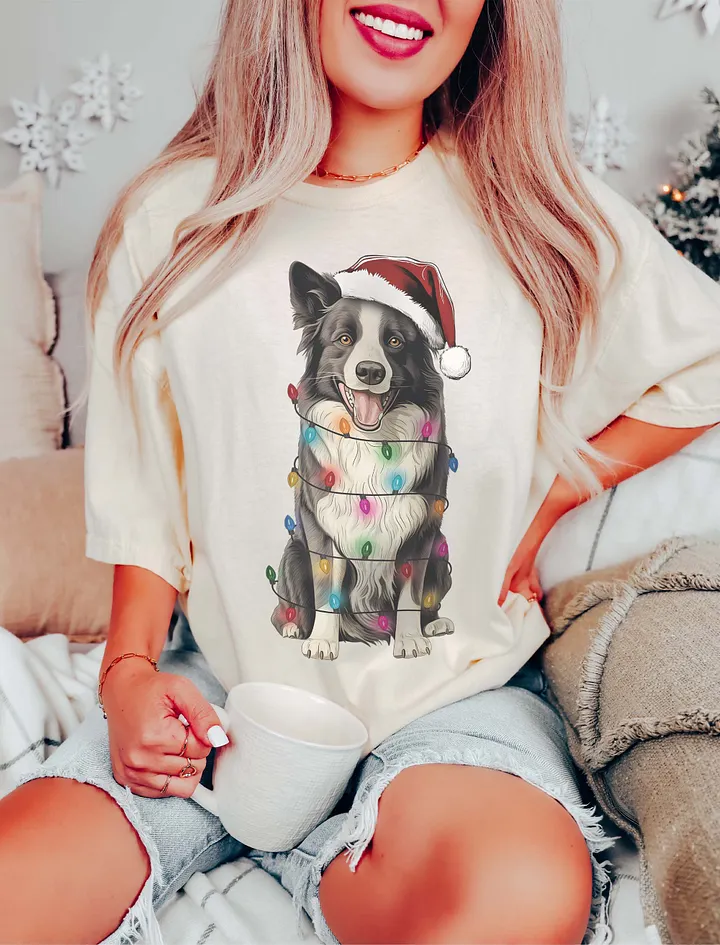 Funny Border Collie Christmas T-Shirt for Border Collie Paw-rents product image (16)
