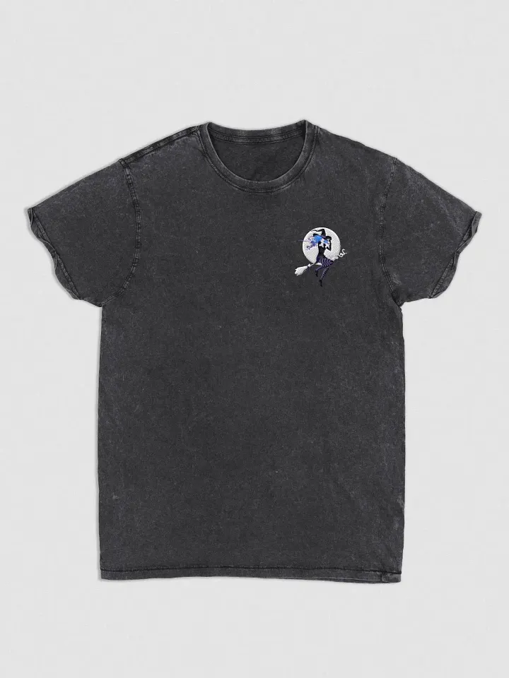Over The Moon Embroidery Denim Tee product image (1)