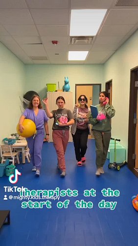 8am 🌞✨ → 5pm 🪫🥲 #pediatrictherapy #pediatricphysicaltherapy #pediatricspeechtherapy #pediatricoccupationaltherapy