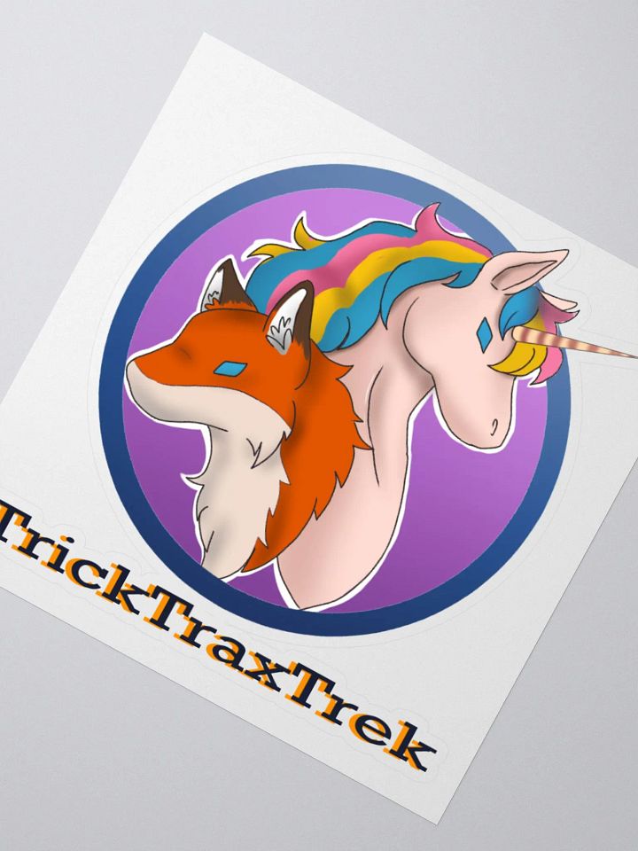 Fox and Unicorn Duo Stickers product image (2)