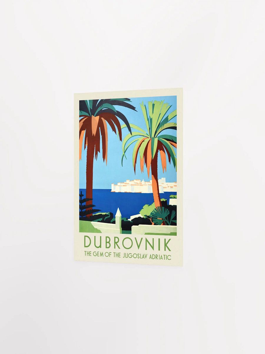 Dubrovnik, Yugoslavia. The Gem of the Jugoslav Adriatic, 1930s — retro vintage travel poster product image (7)