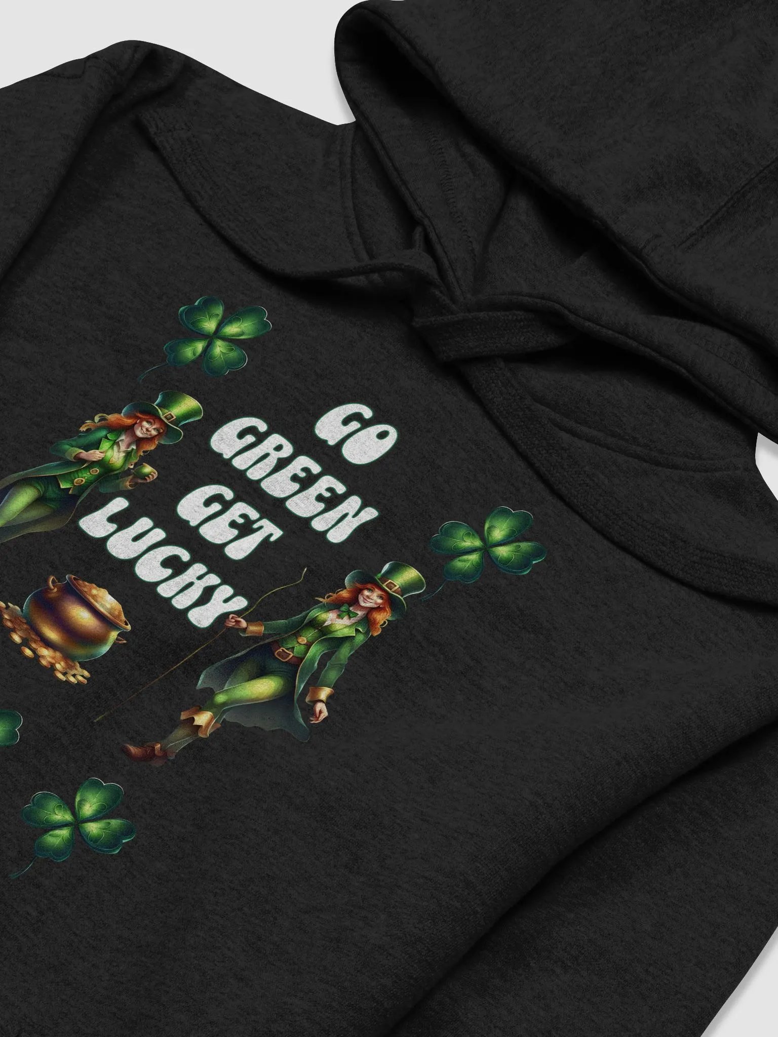 Go Green Get Lucky - St. Patrick's Day Hoodie product image (42)