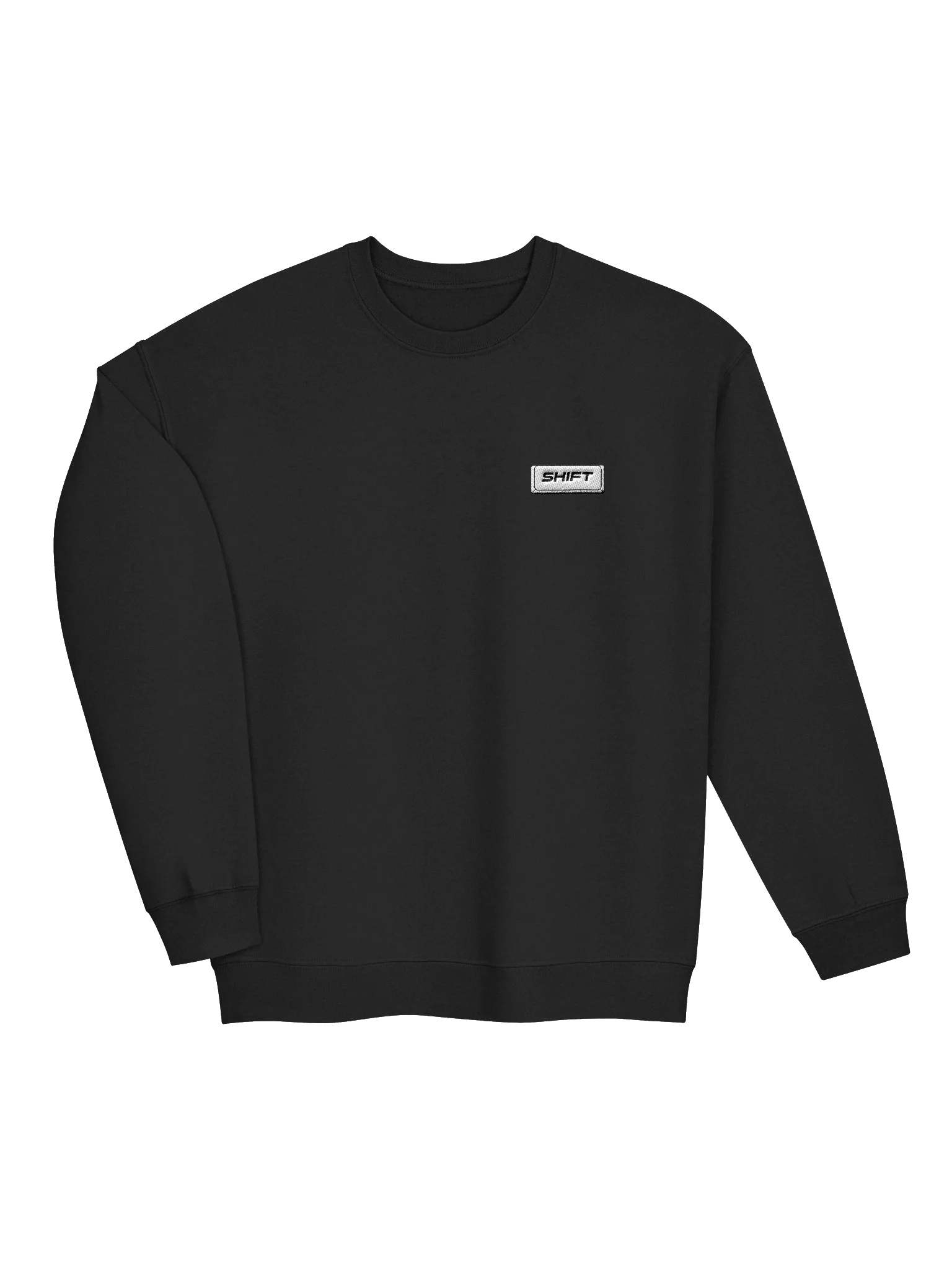 White Shift Key Stitched Sweatshirt product image (29)
