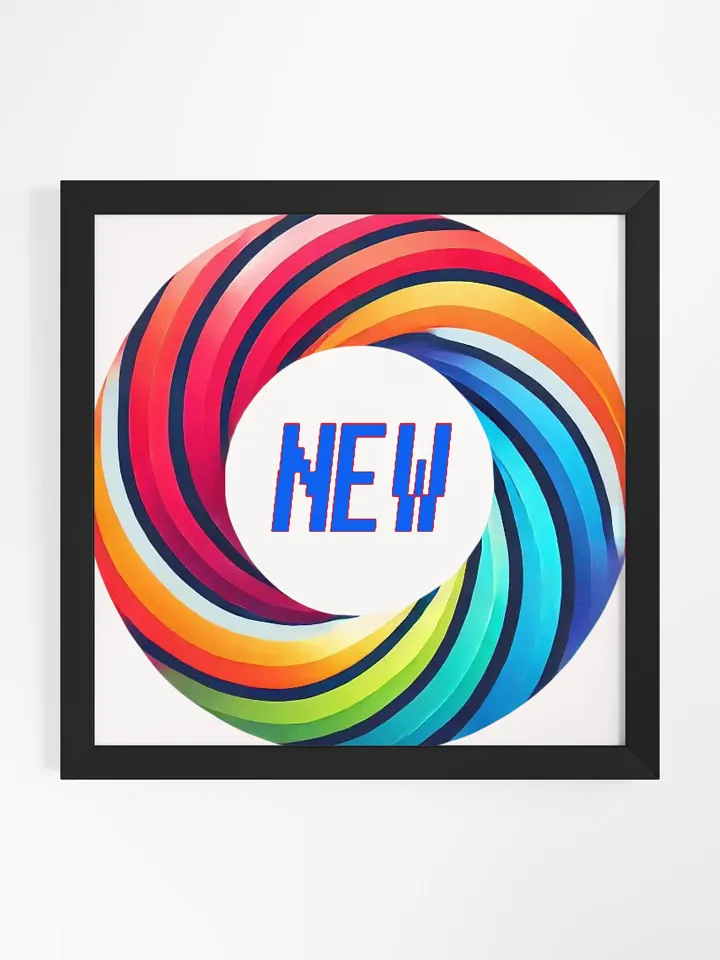 Symmetrical Starburst Framed Poster product image (1)