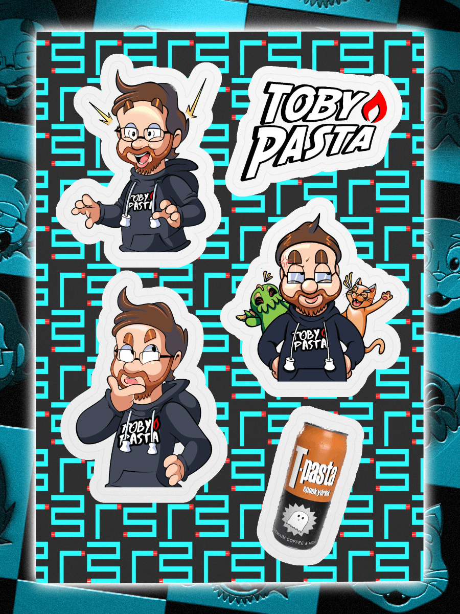 TobyPasta Sticker Set #1 product image (1)