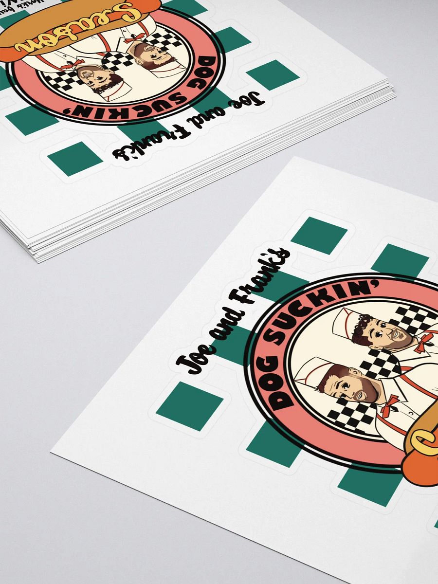 Dog Suckin' Fresh Hot Wiener Sticker product image (4)