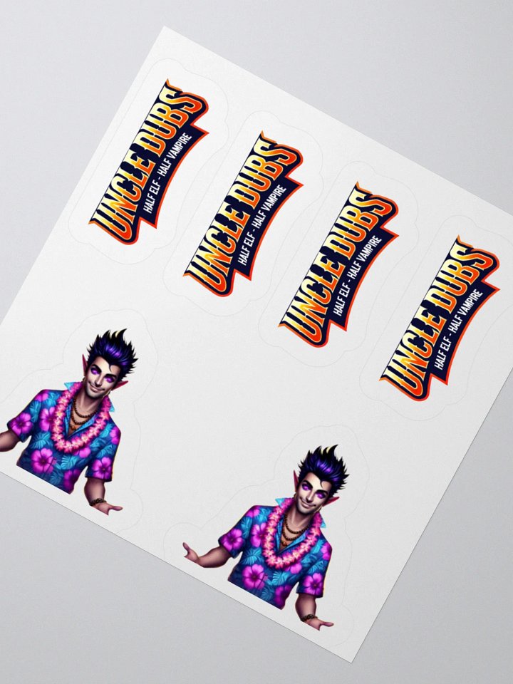 Uncle Dubs Kiss Cut Stickers product image (4)