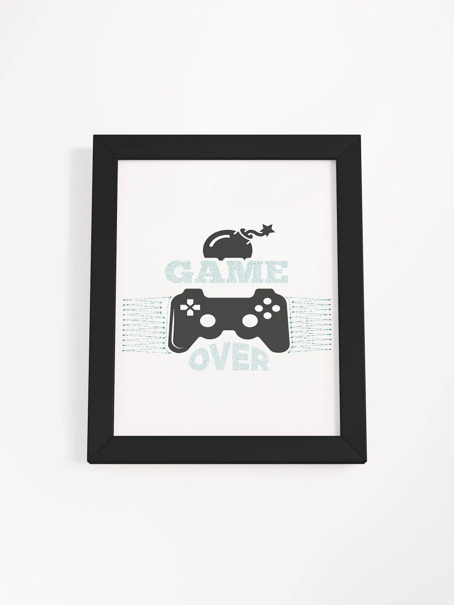 Game Over Controller Framed Poster product image (1)