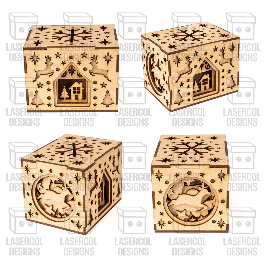 Christmas Ornaments Boxes - Laser Cut Files product image (3)