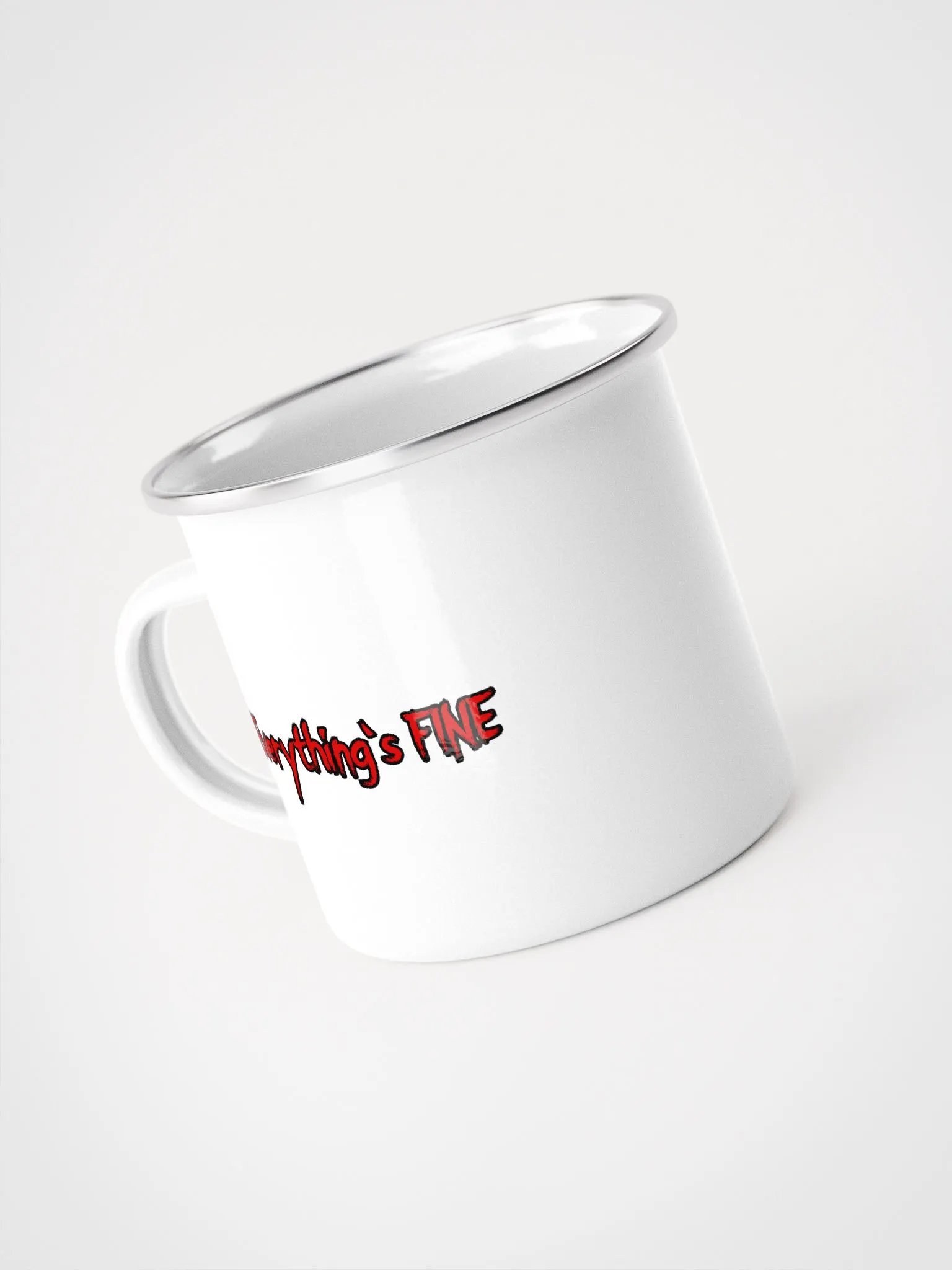 Everything's FINE Enamel Mug product image (3)