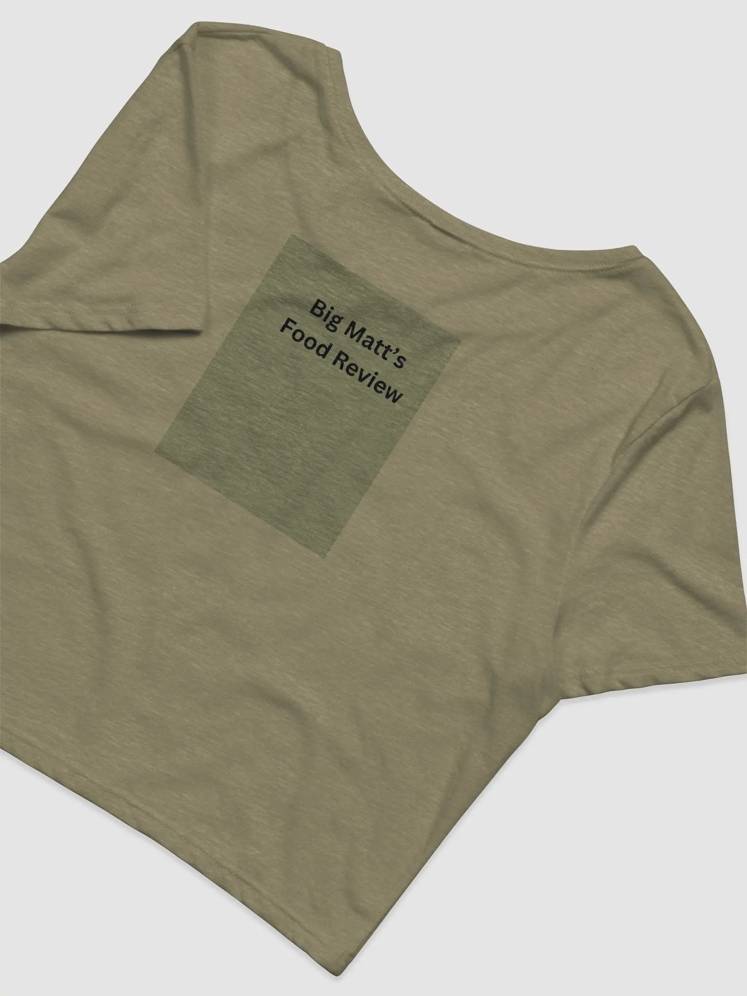 Big Matt's Food Reviews Women's Crop Tee product image (4)