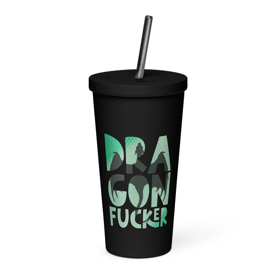 Dragon F*cker Insulated Tumbler (Green) product image (1)