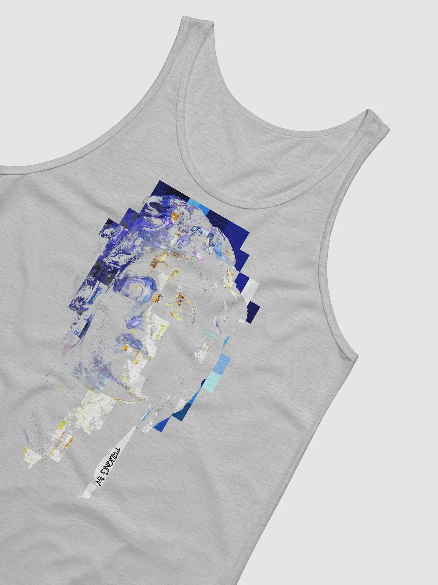 Macintosh Plus Glitched Helios Statue Tank Top DTG product image (2)