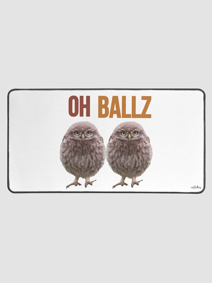 Oh Ballz Desk Mat (White) product image (1)