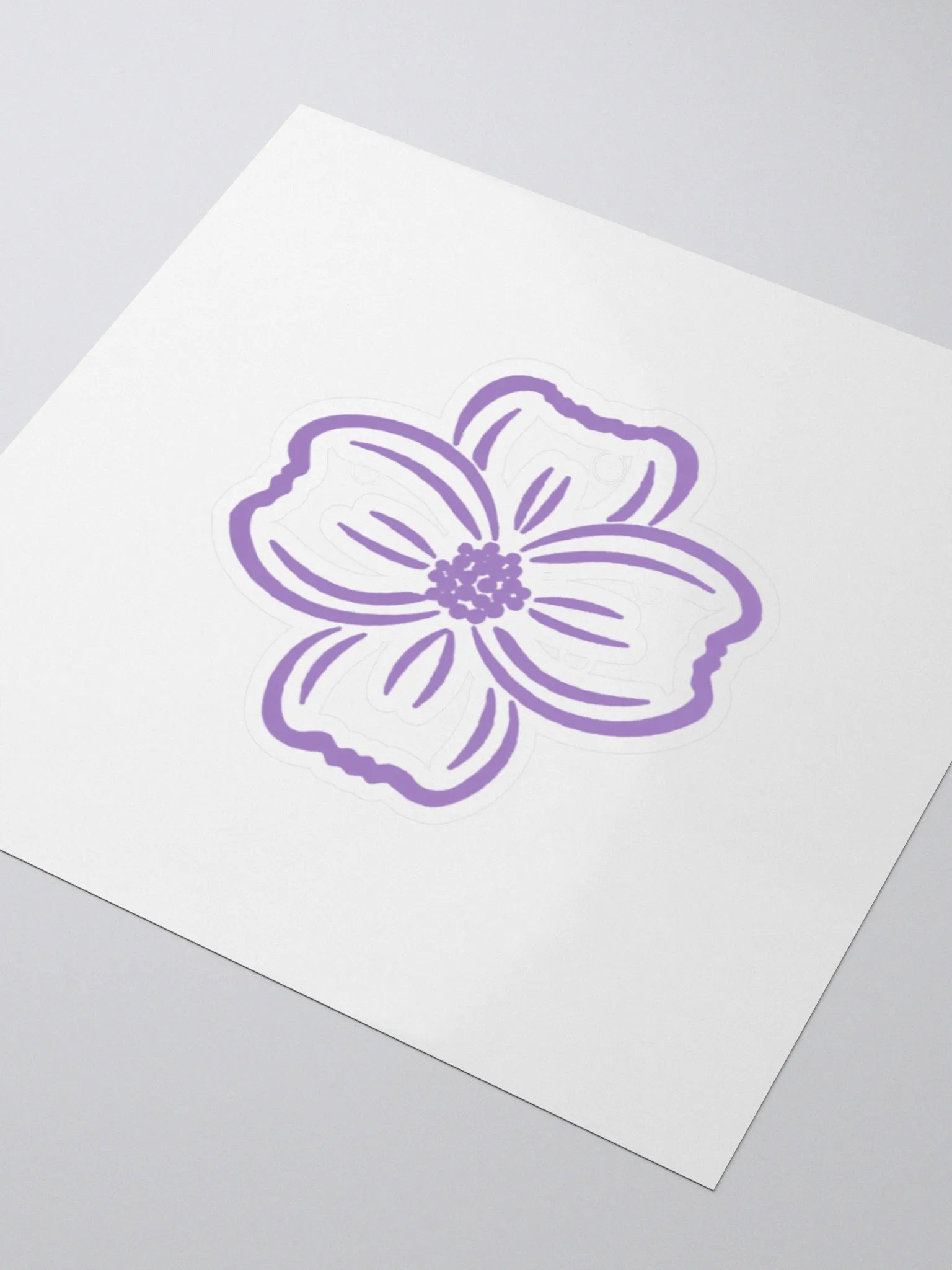 Dogwood purple sticker product image (3)