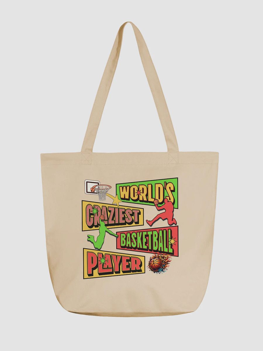 Worlds Craziest Basketball Player Flaming Hoops Tote Bag product image (5)