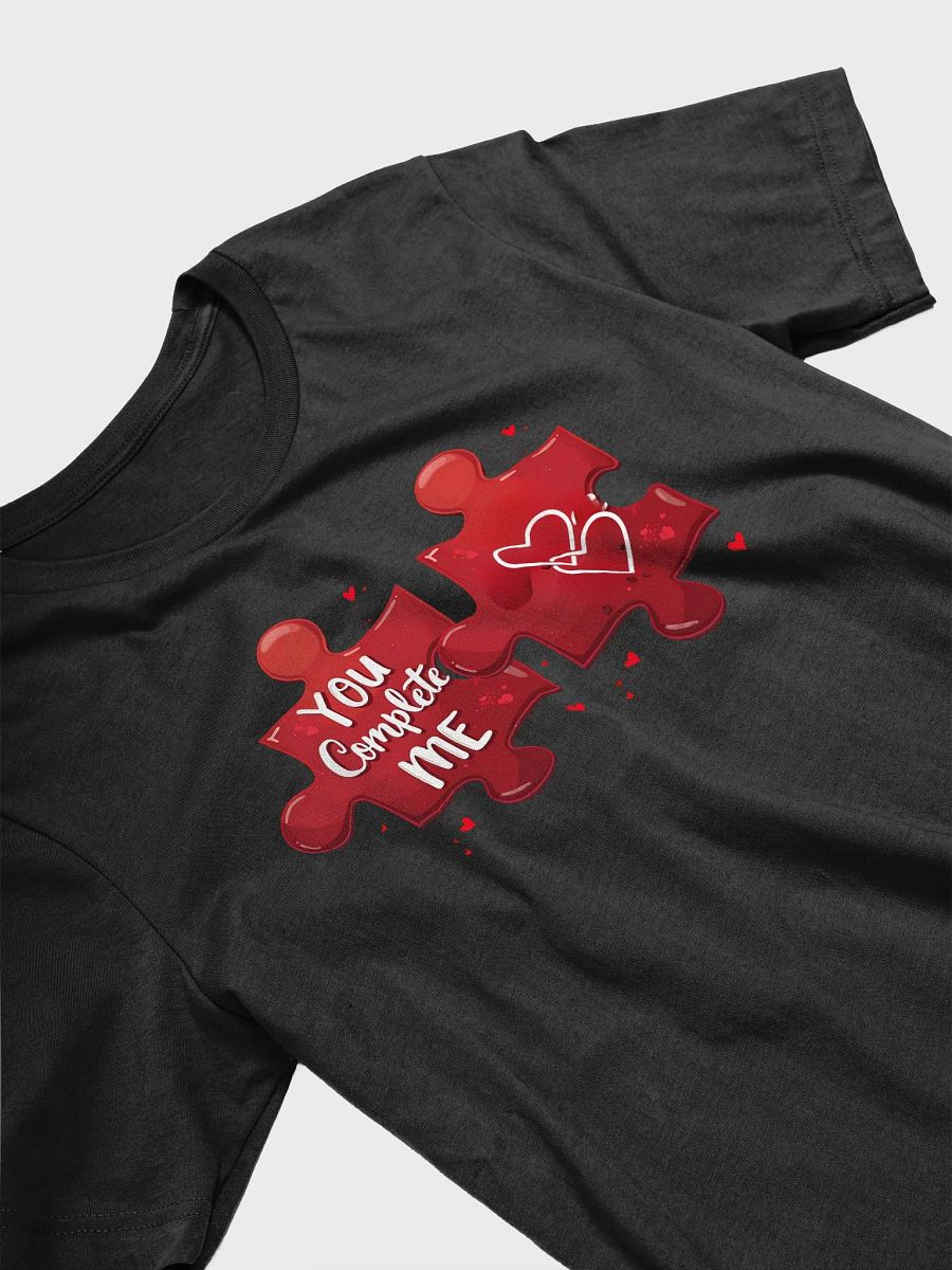 You Complete Me - Romantic Couples Puzzle Piece T-Shirt Design for Valentine's Day & Anniversary product image (18)